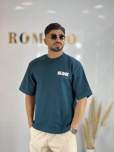 تیشرت دونخ پنبه Kunx سبز