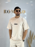 تیشرت دونخ پنبه Runner کرمی