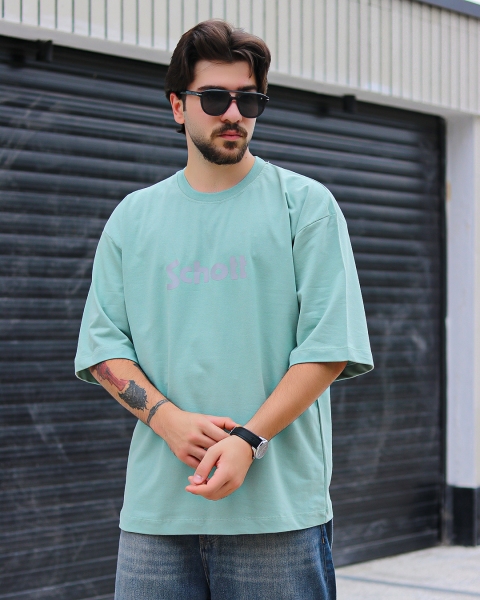تیشرت SCHOTT سبزروشن