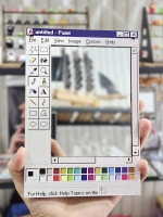 آینه فانتزی چوبی طرح نقاشی