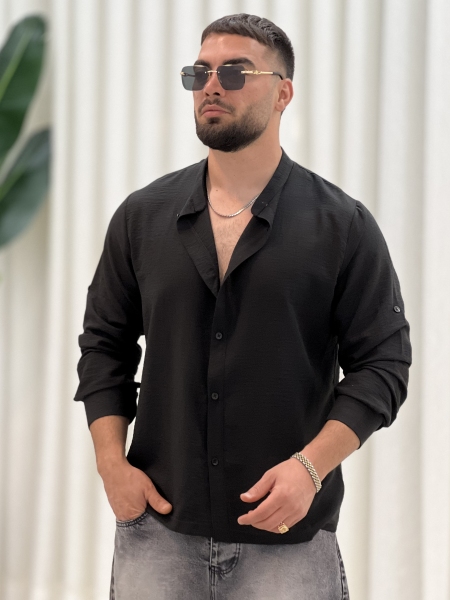 پیراهن Linen مشکی