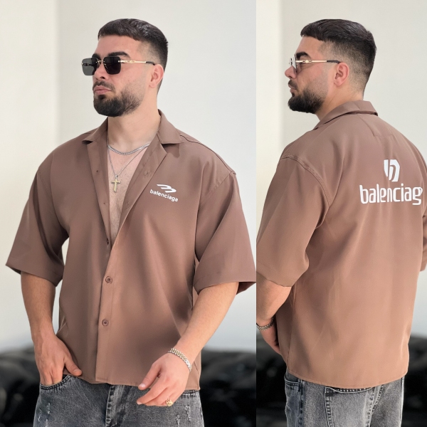 پیراهن مازراتی Balenciaga قهوه ای