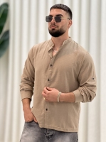 پیراهن Linen نسکافه ای
