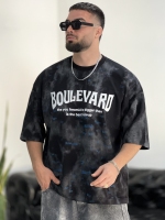 تیشرت 2نخ Blue مشکی
