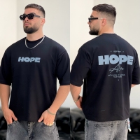 تیشرت 2نخ Hope مشکی