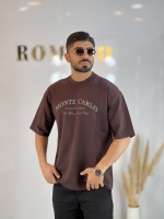 تیشرت دونخ پنبه Mc قهوه ای
