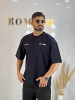 تیشرت دونخ پنبه Club سرمه ای