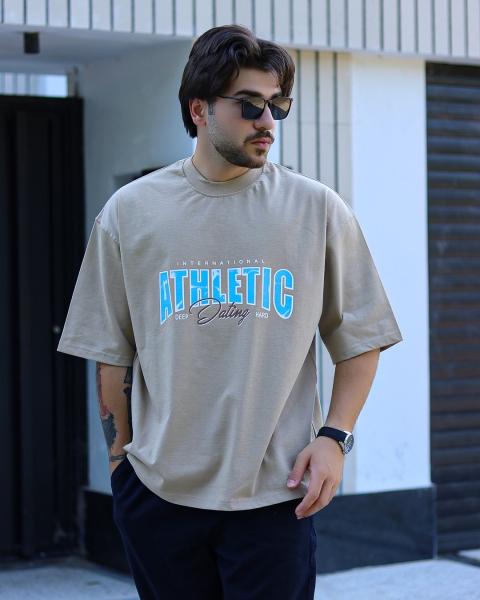 تیشرت ATHLETIC کرم