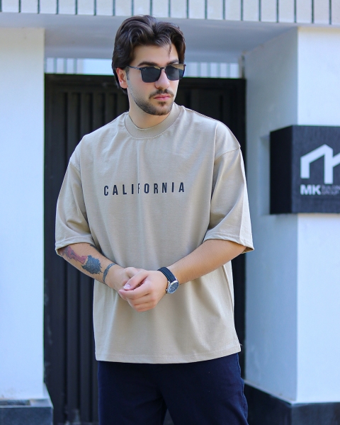 تیشرت CALIFORNIA کرم