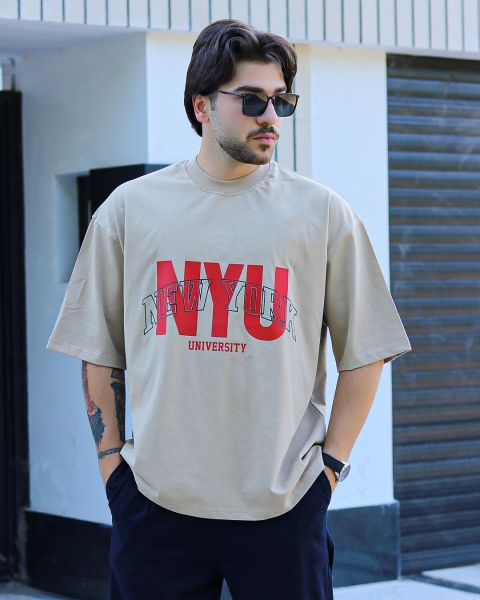 تیشرت NYU کرم