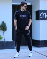 ست تیشرت واسلش آستین کشNIKE AIR مشکی سبز