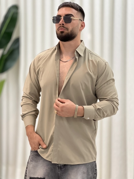 پیراهن دوشین ZARA خاکی