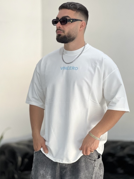 تیشرت 2نخ Victor سفید