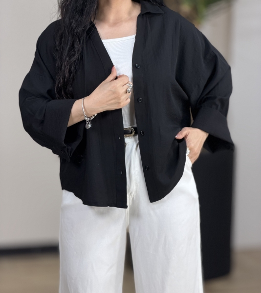 شومیز مشکی آیسان