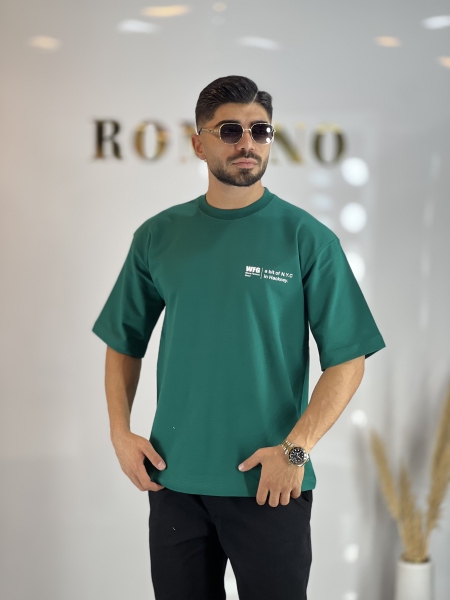 تیشرت دونخ پنبه Wfg سبز