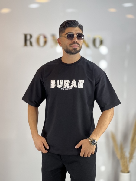 تیشرت دونخ گلدوزی Burae مشکی