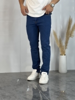 شلوار راسته جین Wrangler آبی تیره کد 110