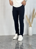 شلوار راسته جین Wrangler سرمه ای تیره کد 144