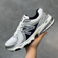 کتانی سایزبزرگ New balance 860V2 سفیدمشکی