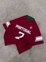 تیشرت کیت PORTUGAL زرشکی سبز