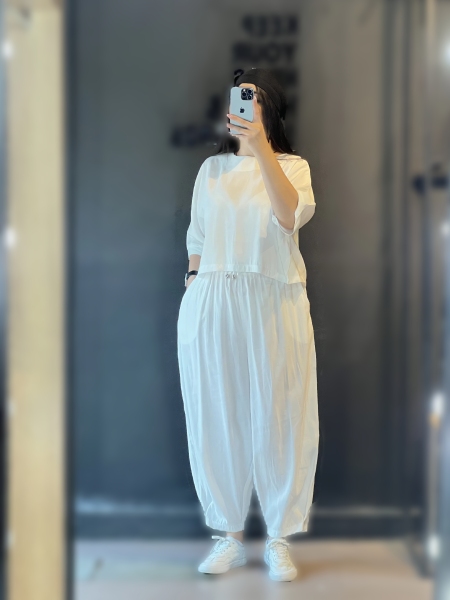 ست بلوز شلوار خمره ای