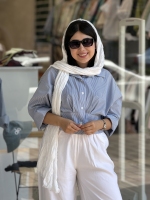 شومیز ارکیده کمرکرستی