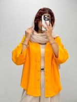 شومیز سیلک یقهy نیلا
