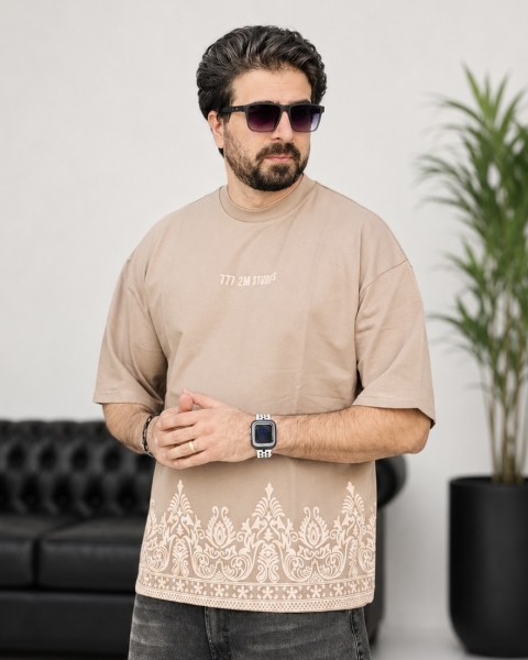 تیشرت دو نخ باکسی