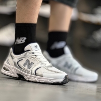 کتانی New balance530 سفیدطوسی