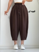 شلوار کرپ باربی لاما