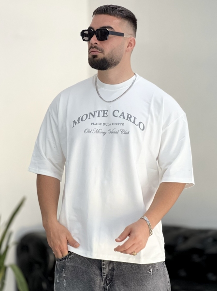 تیشرت 2نخ Monte سفید