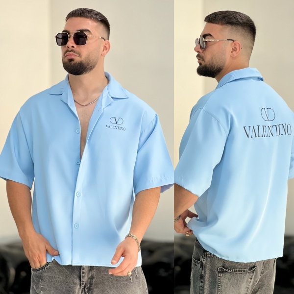 پیراهن مازراتی Valentino آسمانی