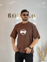 تیشرت دونخ پنبه Sport قهوه ای