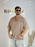 پیراهن مازراتی پشت چاپ Be موکا