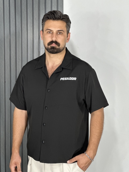 پیراهن باکسی مازراتی(چاپی) مردانه رنگ مشکی