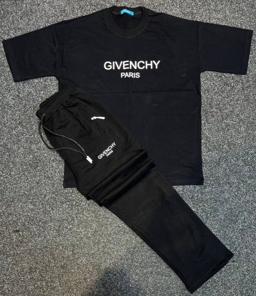 ست تیشرت واسلش GIVENCHY مشکی