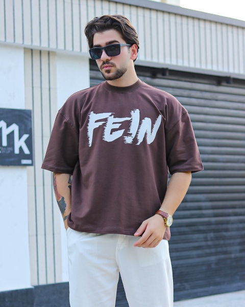 تیشرت FEIN قهوه ای