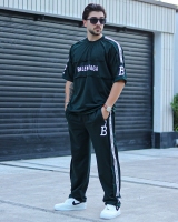 ست تیشرت واسلش دوتیکه BALENCIAGA سبز