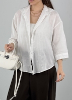 شومیز نخی طرح گل