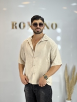 پیراهن سیلک Sh کرمی