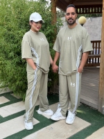 ست تیشرت و شلوار بگ Under رنگ سبز