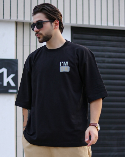 تیشرت IM OK مشکی