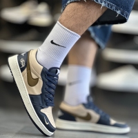 کتانی NIKE JORDAN کرم سرمه ای