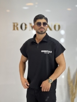 تیشرت وست نیم زیپ Es مشکی