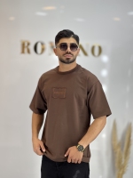 تیشرت دونخ تیکه دوزی Balen قهوه ای