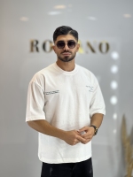 تیشرت دونخ مینیمال you سفید