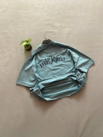 تی شرت دونخ پنبه قواره باکسی گلدوزی شده