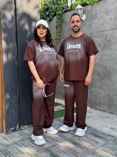 ست کاپلی VERNICHTEN رنگ موکا