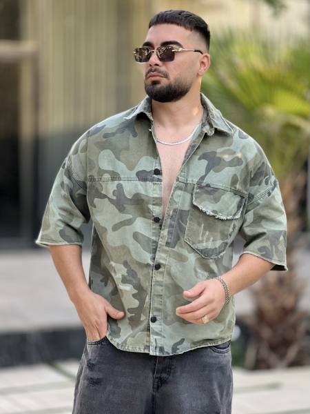 پیراهن VIP چریکی سبز