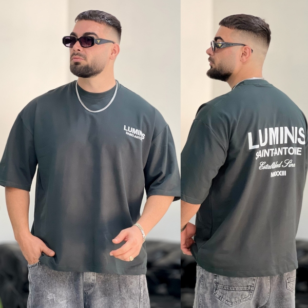 تیشرت 2نخ Lumin سبز یشمی